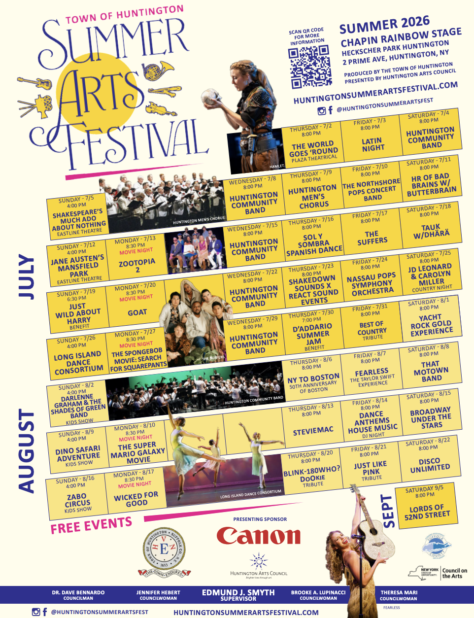 Huntington Summer Arts Festival performance